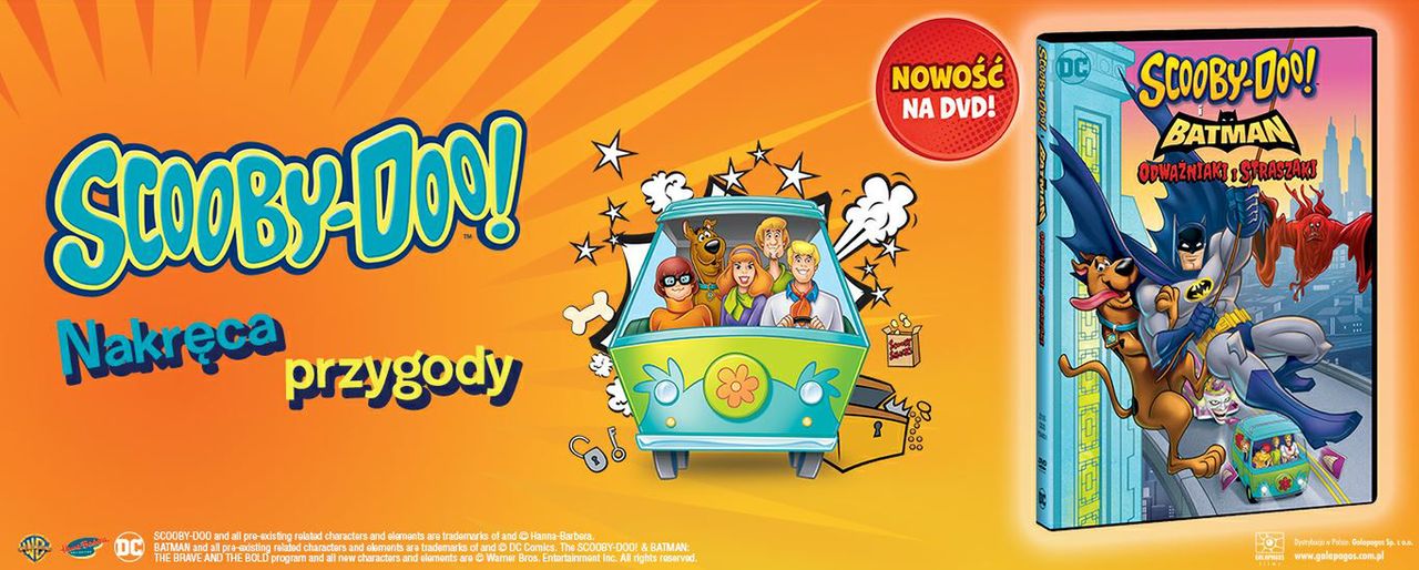 Mroczny Rycerz powraca w nietypowym duecie. "Scooby-Doo! i Batman: Odważniaki i straszaki" wkrótce na DVD