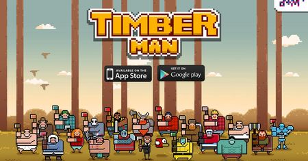 Timberman, polska gra o drwalu, na pierwszym miejscu amerykańskiego AppStore