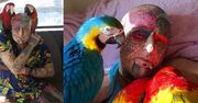 Obsesyjnie kocha papugi. Niedługo będzie miał dziób