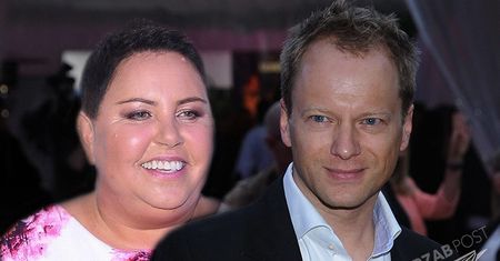 Maciej Stuhr jako Dorota Wellman w Dzień Dobry TVN