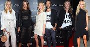 Gwiazdy na pokazie La Manii: Hanna Lis, Magdalena Frąckowiak, Jessica Mercedes, Kasia Warnke i Piotr Stramowski