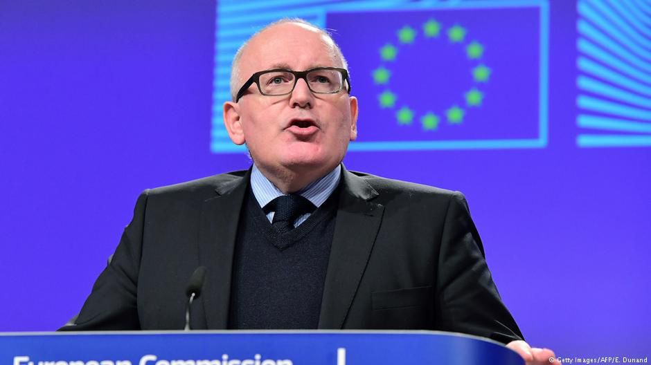 Timmermans: unijne pieniądze tylko w zamian za przestrzeganie praworządności