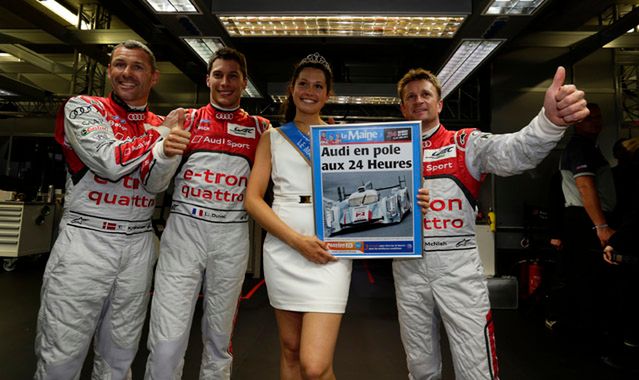 Audi na czołowych pozycjach startowych w Le Mans