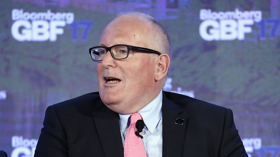 Wiceszef Komisji Europejskiej Frans Timmermans