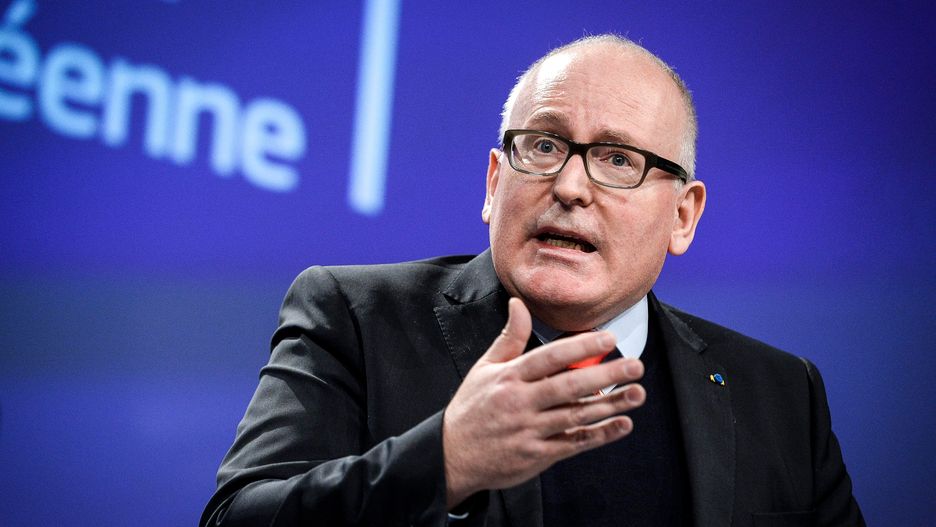 Frans Timmermans mówił: - Polska nie dała nam wyboru