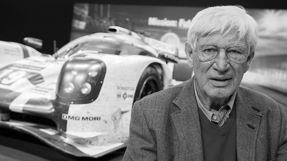 Siegfried Rauch na promocji książki "Unser Le Mans" w Berlinie, 2016