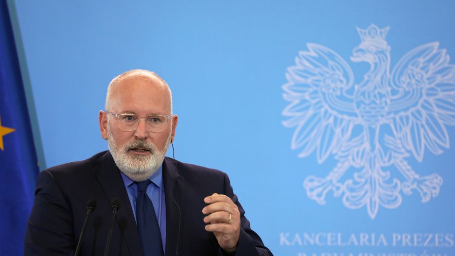 Słowa Fransa Timmermansa padły za zamkniętymi drzwiami