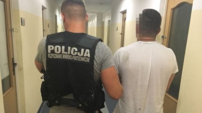 Jeden z mężczyzn zatrzymanych przez policjantów