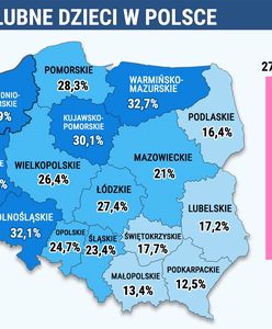 Najwięcej w zachodniopomorskim, najmniej w podkarpackim. Mamy dane dotyczące nieślubnych dzieci