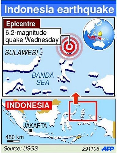 Trzęsienie ziemi w Indonezji, są zniszczenia