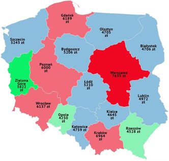 Ceny mieszkań rosną, ale nie wszędzie. Największe wzrosty są w Krakowie i Szczecinie