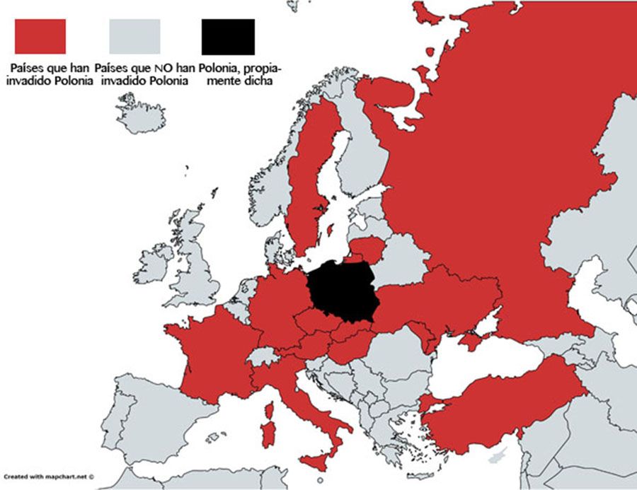 Kraje, które najechały Polskę. Internauci żyją publikacją Hiszpanów