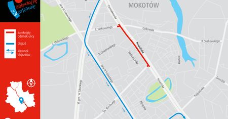 Od dzisiaj remont ulicy Powsińskiej. Sprawdź objazd