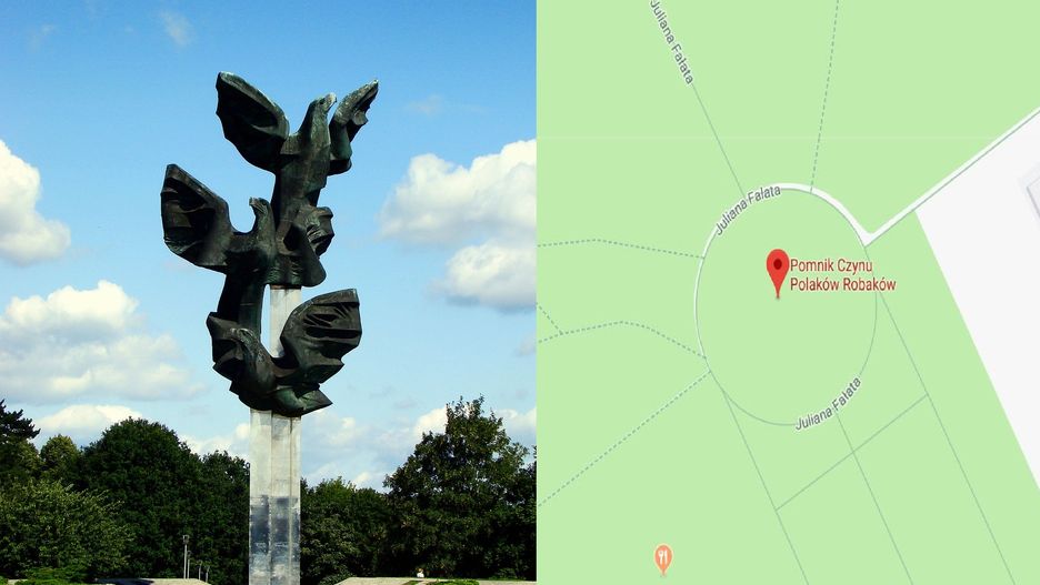 Zmieniona nazwa na Mapach Google przez jednego z użytkowników
