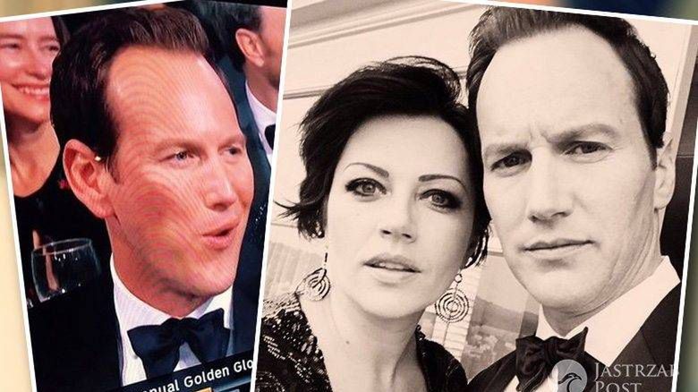 Mąż Dagmary Dominczyk, Patrick Wilson, Złote Globy 2016 (fot. Twitter)