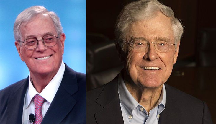 Miejsce 2: Charles i David Koch