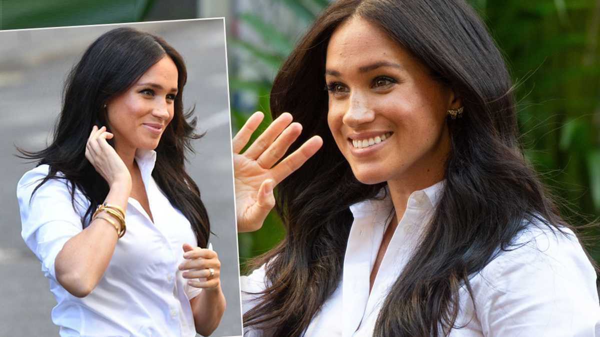 Ekstremalnie elegancka Meghan Markle promuje swoją kolekcję ubrań. Klasa sama w sobie