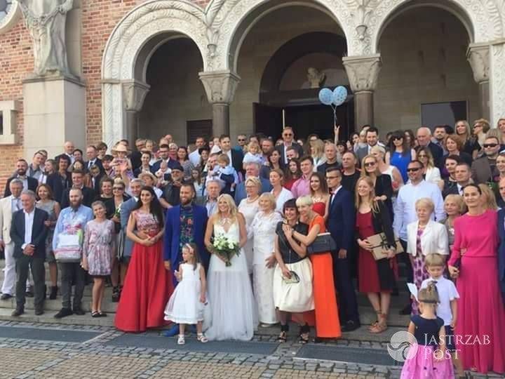 Ślub Marii Sadowskiej i Adriana Łabanowskiego