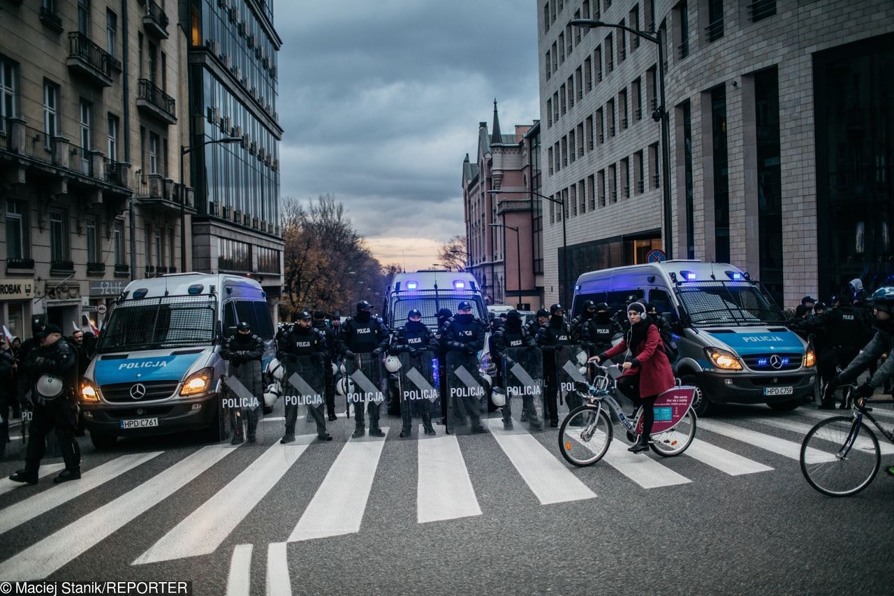 1000 zł za dzień służby policjanta. Marsz Niepodległości będzie kosztował miliony