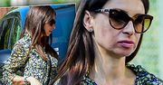 Ciężarna Marta Kaczyńska odwiedziła w szpitalu Jarosława Kaczyńskiego. Do chorego wujka udała się w seksownej mini