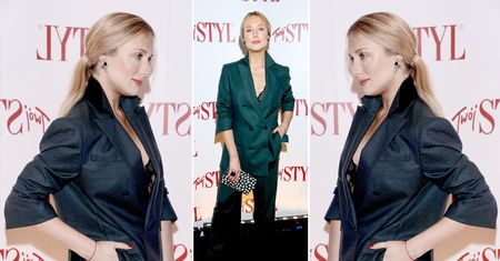 LOOK OF THE DAY: Natalia Klimas i seksowny garnitur w roli głównej