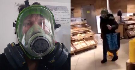 Wyśmiali ją za maskę przeciwgazową. "Nie chodzi o koronawirusa"