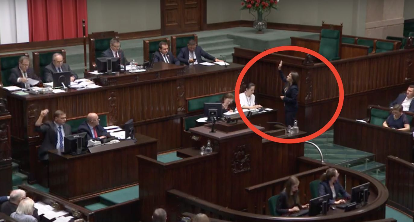 Głosowanie ws. Westerplatte w Sejmie. Agnieszka Pomaska chciała zgłosić wniosek formalny