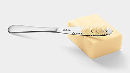 Nóż Butterup rozbija masło na niewielkie kawałki