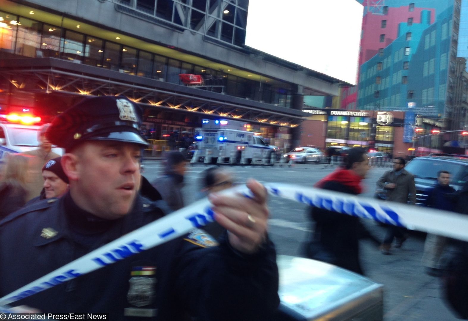 Dworzec znajduje się przy Times Square
