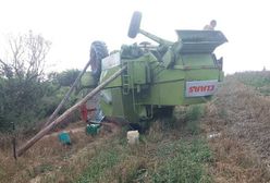 Krasnystaw. Kombajn przygniótł nogi rolnikowi