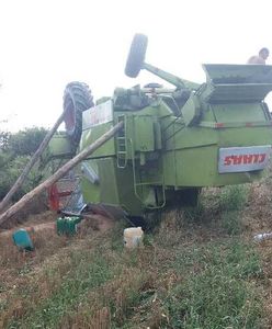 Krasnystaw. Kombajn przygniótł nogi rolnikowi