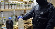 Zlikwidowano bimbrownię na Podlasiu. 500 litrów nielegalnego alkoholu