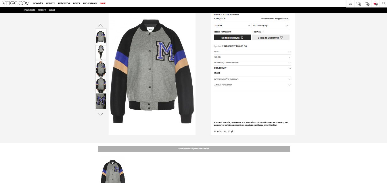 Bomberka MSGM