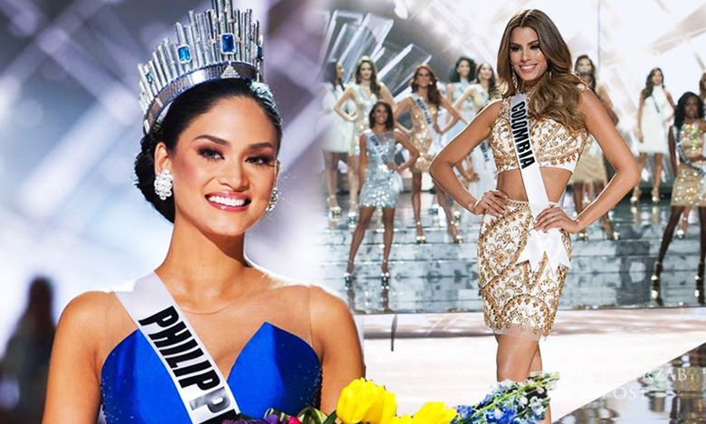 Miss Filipin Pia Alonso Wurtzbach - Miss Universe 2015, Miss Kolumbii Ariadna Gutiérrez