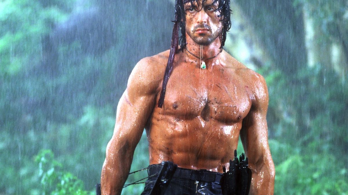 Kadr z filmu "Rambo II"