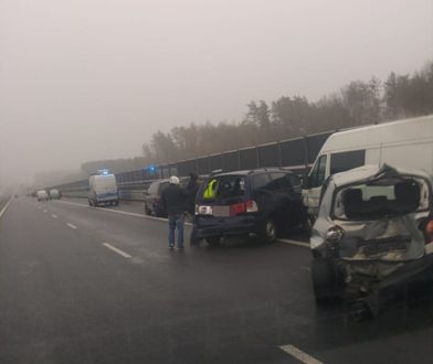 Olsztyn: Karambol na S51. Dwie osoby są ranne