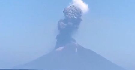 Potężna erupcja wulkanu we Włoszech