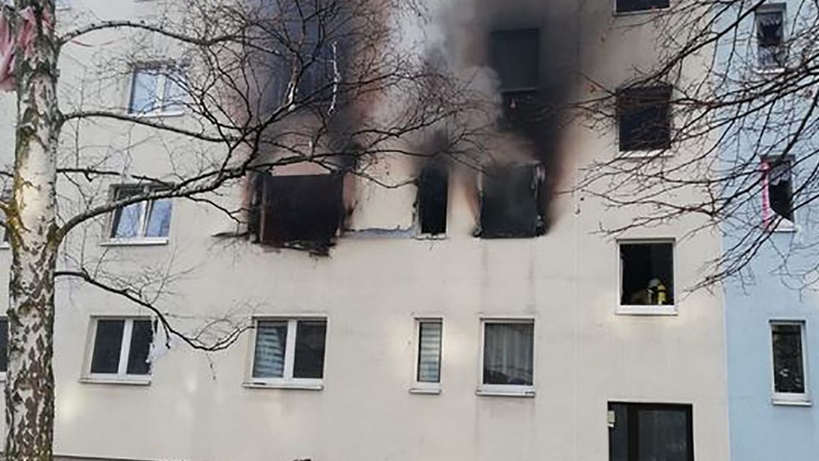 Niemcy. Wybuch w bloku