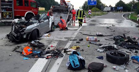 Trzy osoby z Polski zginęły w Niemczech. Do wypadku doszło na autostradzie A4