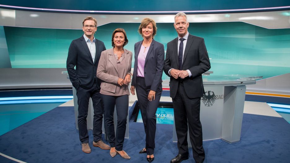 Debata Angeli Merkel z Martinem Schultzem transmitują cztery kanały telewizyjne