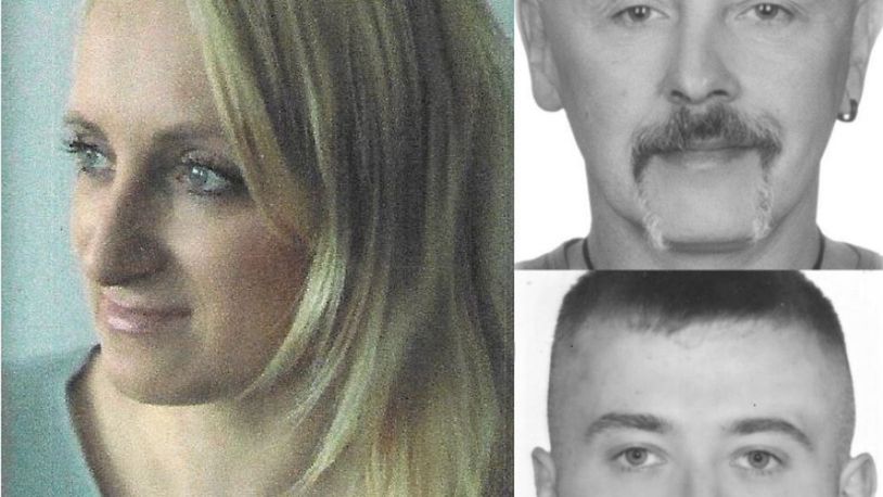 Zaginiona i dwóch mężczyzn podejrzanych o jej porwanie