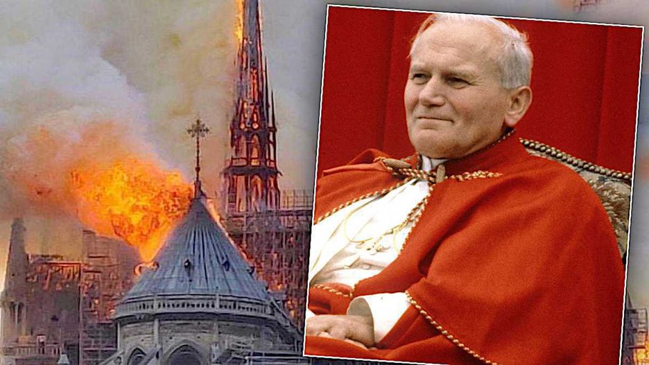 Notre Dame, relikwie Jana Pawła II