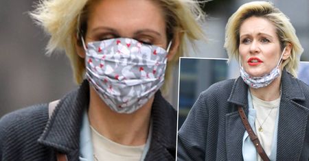 Małgorzata Ohme nosi maseczkę ochronną, ale zapomniała o jednym ważnym szczególe. Nie powtarzajcie tego błędu