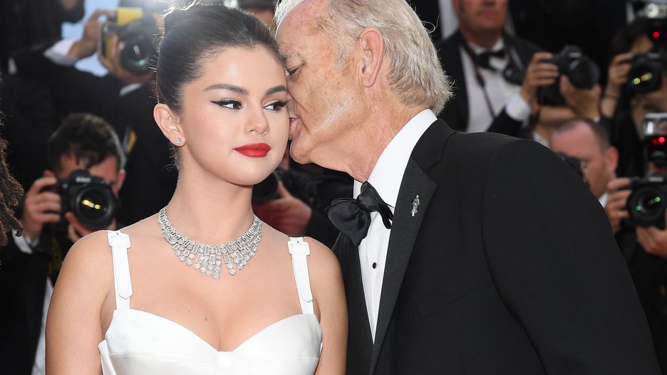 Selena Gomez i Bill Murray na ceremonii otwarciu festiwalu w Cannes