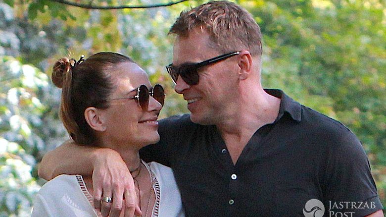 Paulina Sykut z mężem