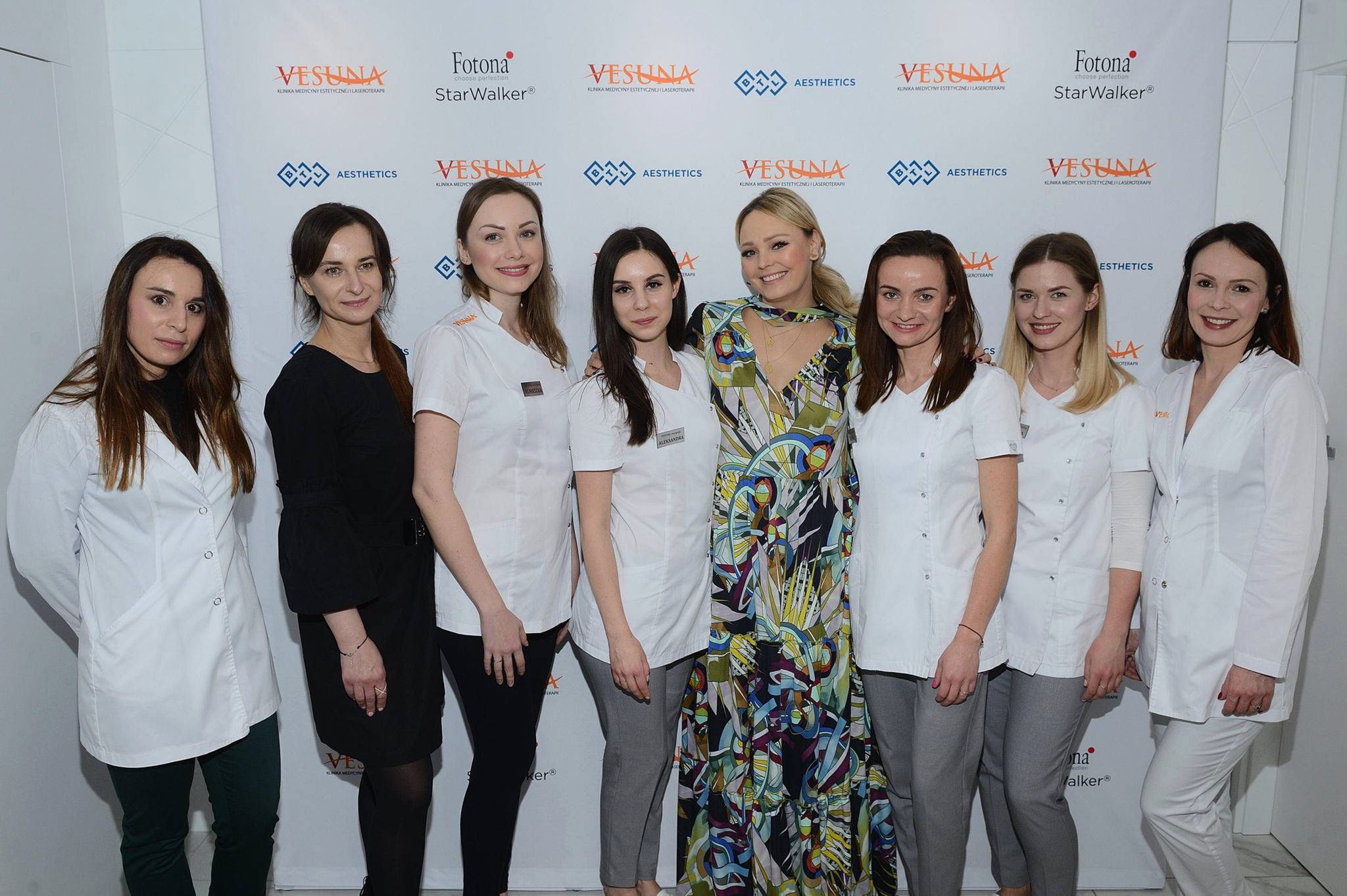 Otylia Jędrzejczak, Beata Sadowska - urodziny kliniki Vesuna