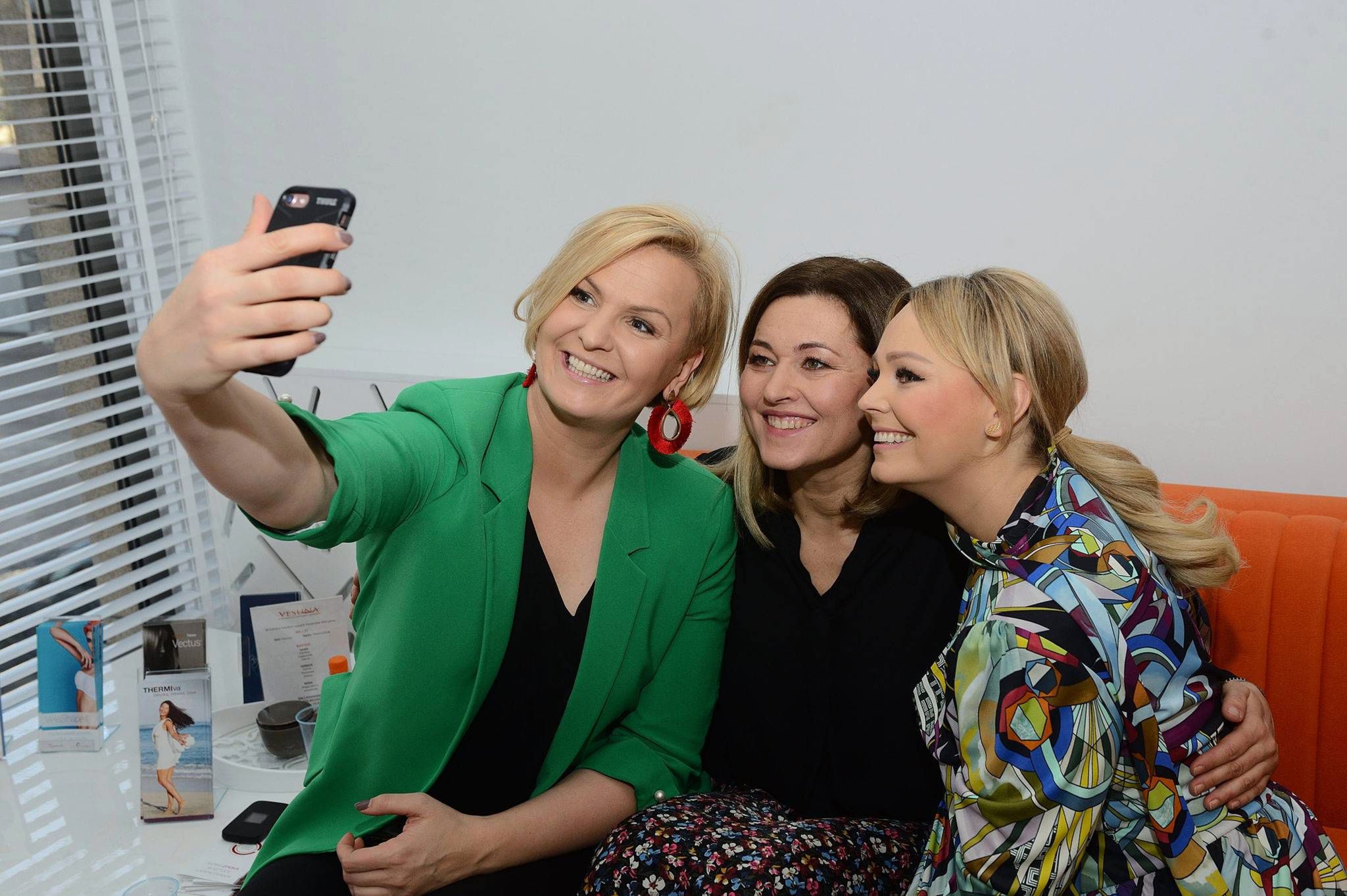 Agnieszka Jastrzębska, Otylia Jędrzejczak, Beata Sadowska - urodziny kliniki Vesuna