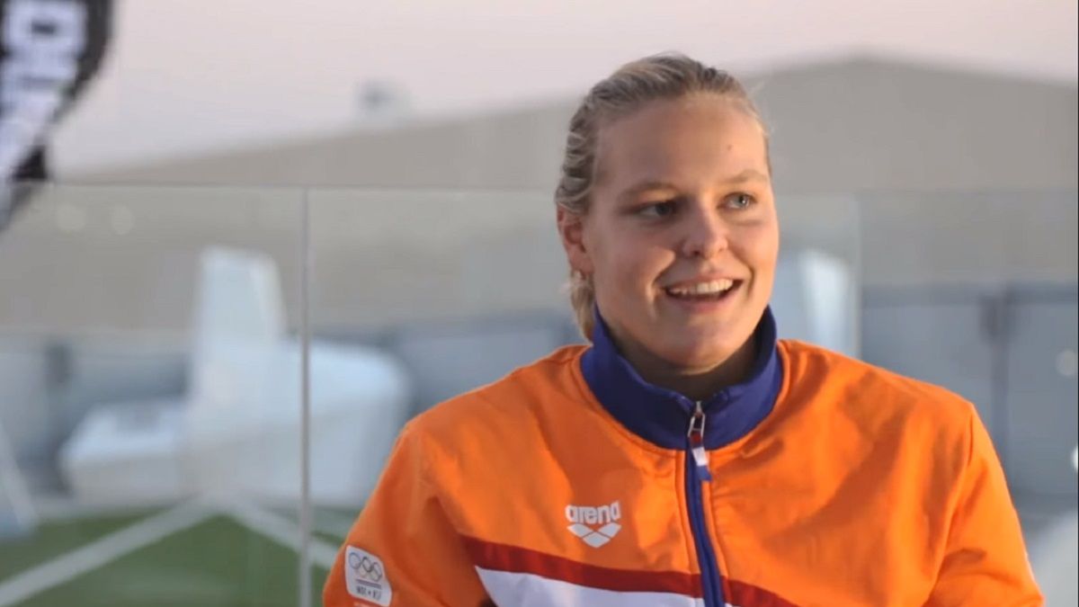 Sharon van Rouwendaal zaprezentowała pomysł na trening w czasie kwarantanny.