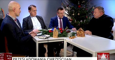 „Tam gdzie wchodził islam, była przemoc i gwałt” Świąteczny nastrój ks. Oko w TVP Info