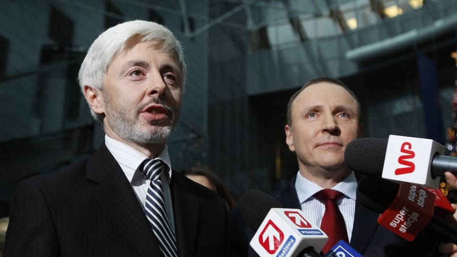 Maciej Stanecki i Jacek Kurski